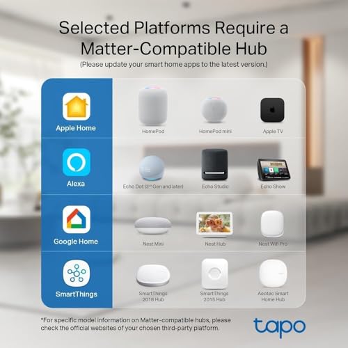 Tapo TP-Link Smart Light Bulbs, 1100 Lumens High Brightness (75W Equivalent), Matter-Certified, 16M Colors WiFi Light Bulb, Dimmable, Works w/Siri, Alexa & Google Home, A19 E26, L535E(4-Pack)