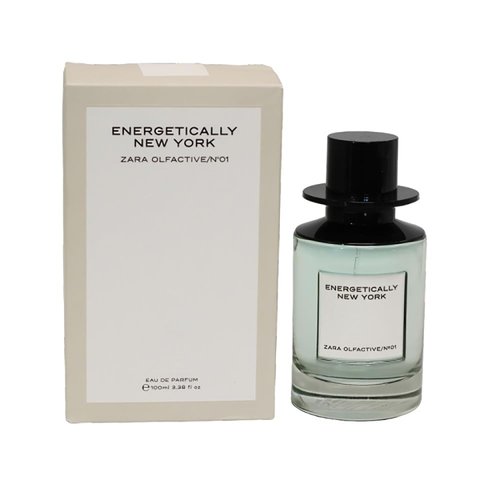 Zara Energetically New York Women Perfume EDP Eau de Parfum Woody Spicy Fragrance Scent with Cardamom Jasmine & Sandalwood 100ml (3.4 fl. oz)