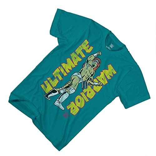 WWE Mens Ultimate Warrior Shirt - Ultimate Warrior - World Wrestling Champion T-Shirt