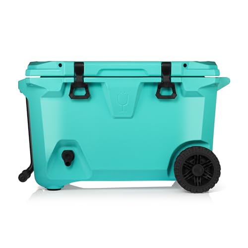 BrüMate BrüTank Wheeled Hard Cooler with Built-in 3-Gallon Drink Dispenser Tank & Tap | 7+ Day Ice Retention | Perfect for...
