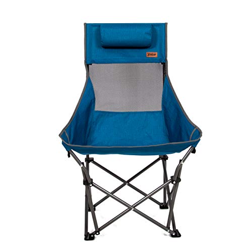 Mac Sports XP High Back Rocking Folding Camping Chair with Headrest - Lightweight Camping Chair Supports up to 225 LBs wit...