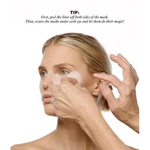 Jillian Dempsey Eye Masks: 100% Natural Under Eye Mask to Hydrate, Sooth, Plump, and Minimize Fine Lines and Wrinkles I Pack of 10