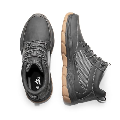 NORTIV 8 Men's Hiking Boots Lightweight Fashion Casual Chukka Ankle Boots Elevation