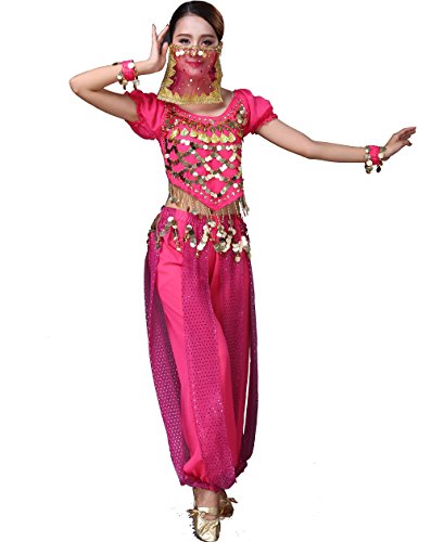Astage Lady Belly Dancer Costume Halloweem Performance Wear All Sets