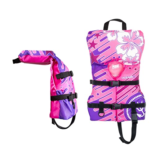 Stearns Kids Life Jacket, USCG Approved Type II Life Vest for Pool, Beach, Lake, & Boating; Comfortable Life Jacket with H...