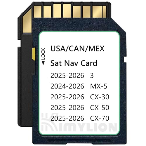 Upgraded Navigation SD Card - KR9D66EZ1B, GPS SD Map Card Compatible with 2025-2026 CX-50/3 / CX-30 / CX-70, 2024-2026 MX-...
