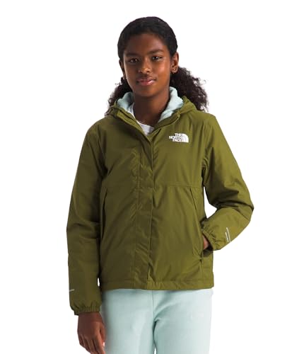 THE NORTH FACE Girls Warm Antora Rain Jacket | Waterproof, Breathable, Heatseeker Insulation, Hood, Zip Pockets