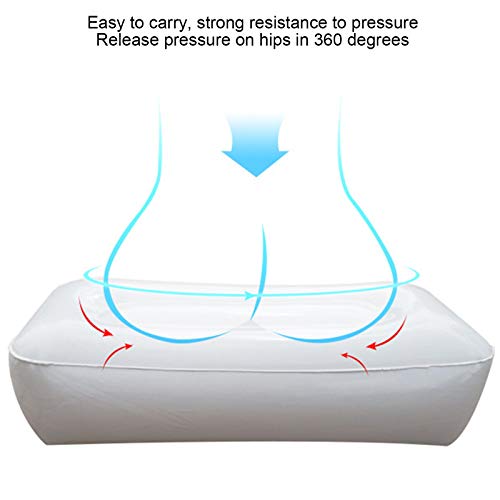 2pcs Kayak Inflatable Seat Cushion Soft PVC Boat Seat Cushion for Kayak Inflatable Boat Fishing Boat Outdoor Projects, Gray