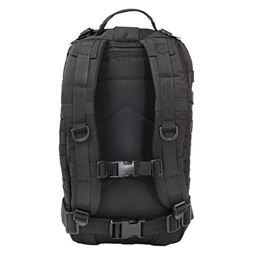ORCA 34L Military Tactical Backpack – Heavy Duty Waterproof Rucksack for Camping, Hiking & Survival, 600D Polyester (Black)
