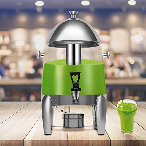 APOUDM Beverage Dispenser With Stand 3.2 Gallon Drink Dispenser With Refrigeration Tube & Heating Plate Drink Dispenser fo...