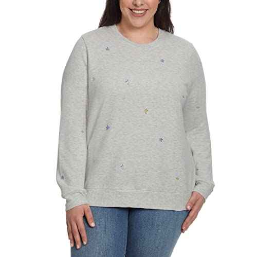 Gloria Vanderbilt Ladies' Embroidered Crewneck Long Sleeve Pullover