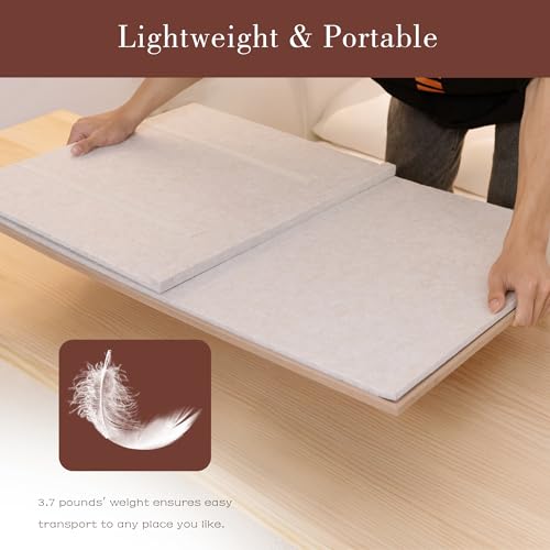 Lavievert Tilting Puzzle Board with 2-in-1 Stand & Cover, Adjustable Plateau Storage with 6 Sorting Trays for Adults, Port...