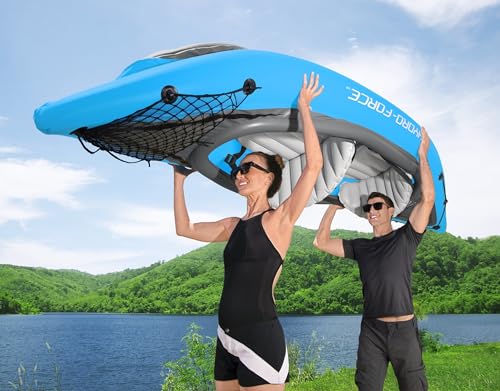 Bestway Hydro Force Inflatable Kayak Set | Includes Seat, Paddle, Hand Pump, Storage Carry Bag | Great for Adults, Kids an...