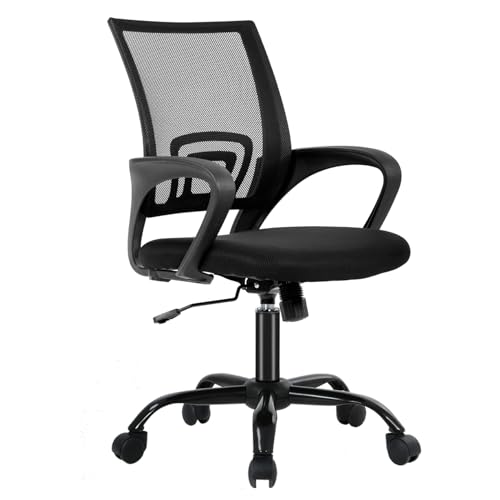 BestOffice Office Chair Ergonomic Cheap Desk Chair Mesh Computer Chair Lumbar Support Modern Executive Adjustable Stool Ro...