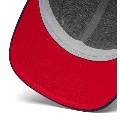 Columbia Unisex Mesh Snap Back - High, Collegiate Navy/Columbia Grey/Mt Hood Circle, One Size
