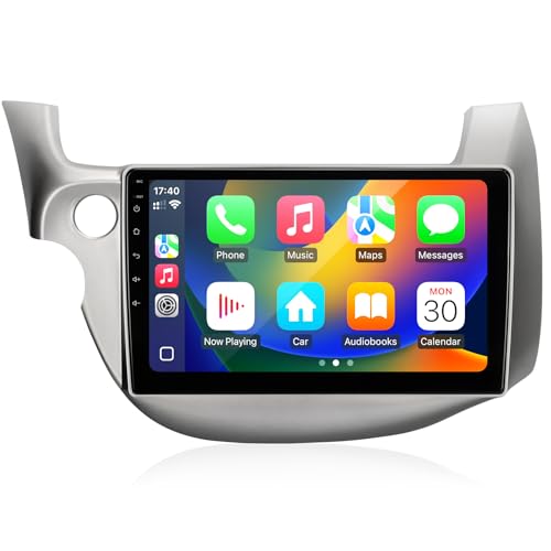 Crownyu for FIT 2009-2013 Radio Compatible with Wirelessly Carplay Android Auto Upgrade Android Car Stereo Bluetooth Navig...