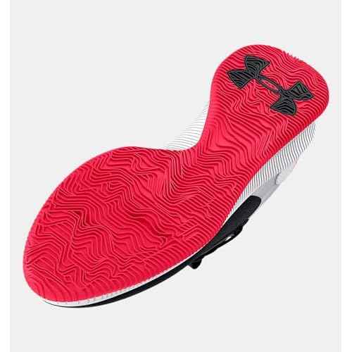 Under Armour Men's UA TWENTY47 Basketball Shoes (Black/White/Radio Red - 001, US Footwear Size System, Adult, Men, Numeric, Medium, 10.5)