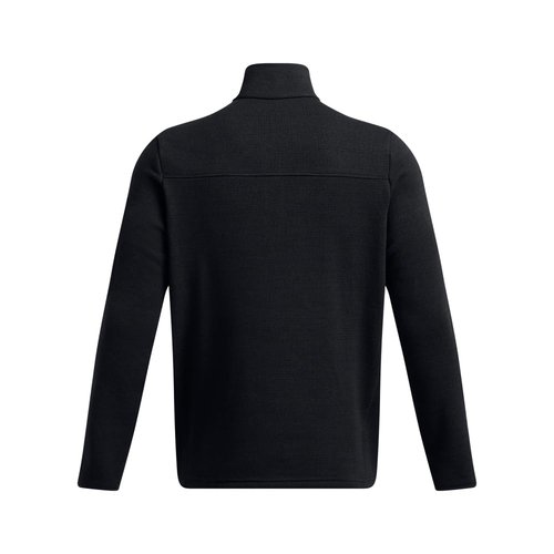 Under Armour Men's Specialist Quarter Zip, (002) Black / / Castlerock, Medium