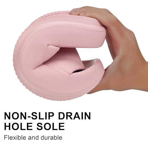 Cloud Slides for Women Pillow Sandals Extremely Soft Indoor and Outdoor Comfy Cloud Slippers Ultra Cushioned Thick Sole