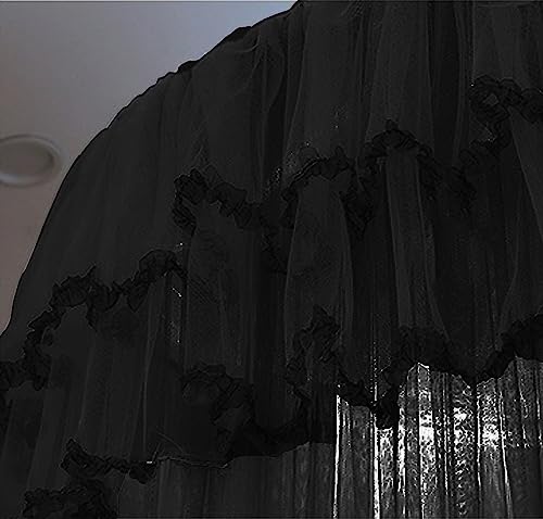 Kertnic Mosquito Net Bed Canopy for Girls, Princess Canopy Bed Curtain Fine Sheer Mesh Dome Bed Canopies, Kids & Adults La...