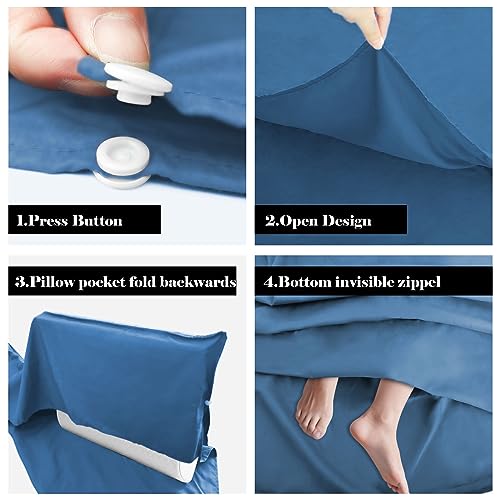 BREENHILL Sleeping Bag Liner,Travel Sheet & Adult Sleep Sack, Camping Sheets Travel Sleep Sack for Backpacking,Hotels & Ho...
