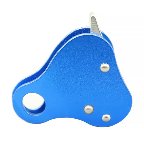 RESQT Climbing Ascender Fall Protection Belay Device - Aluminum Magnesium Alloy Rope Grab Clamp for Rock Climbing, Mountai...