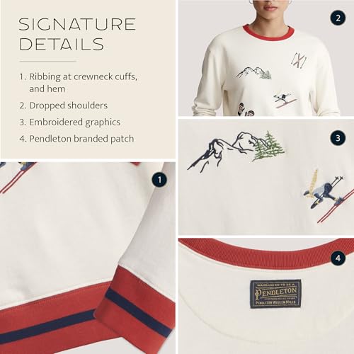 PENDLETON Women's Graphic French Terry Pullover