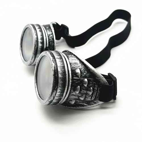New Sell Vintage Steampunk Goggles Glasses Mad Scientist Goggles for Cosplay Costumes