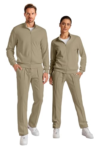 JMIERR Men's Sweatsuit Tracksuit 2 Piece Set Full Zip Casual Jogging Suits with Jogger Jackets and Pants Warm Up Outfits