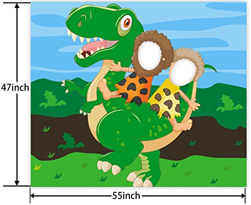 Ride Tyrannosaurus Rex Dinosaur Decorations Banner Backdrop Background Photo Booth Props Tropical Multi