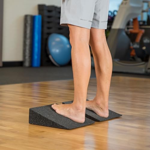 OPTP Slant (Pair) - Foam Wedge Incline Slant Boards - Stretching Equipment for Calf and Ankle Rehabilitation - Foot Wedges...