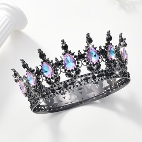 Queen Crown Rhinestone Wedding Crowns and Tiaras for Women Costume Party Hair Accessories Princess Birthday Crown Crystal ...