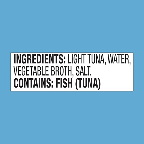 StarKist Chunk Light Tuna in Water, 5 oz (8 Pack) Canned Tuna Fish, Wild Caught, Gluten Free, Ready to Eat, Perfect for Sa...