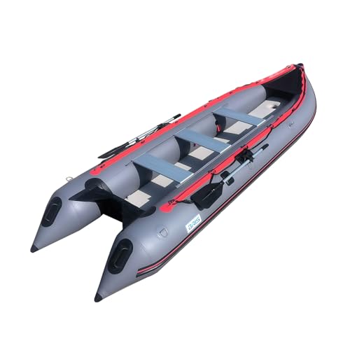 BRIS 14.5Ft Heavy Duty Inflatable Kayak Boat Fishing Tender Kayaks Canoe Dinghy