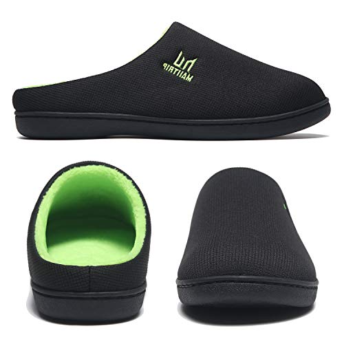 MAIITRIP Men's Cozy Memory Foam House Slippers Non Slip (Size:7-17)