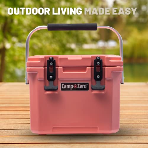 CAMP-ZERO 10L-10.6 Quart Portable Hard Cooler Ice Chest, Perfect for Drinks, Lunch, Beach, Picnics, Boating, Camping and T...