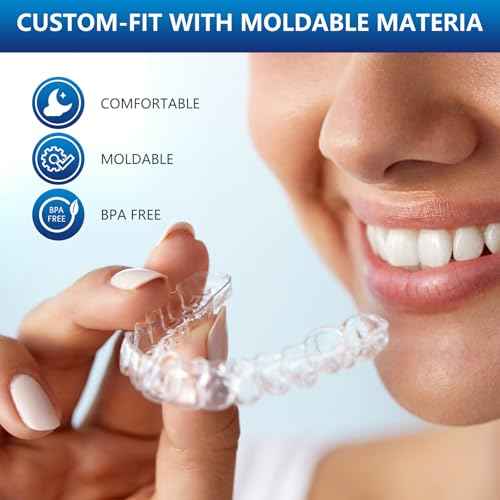 Mouth Guard for Grinding Teeth at Night, Night Guards for Teeth Grinding, Mouthguards for Grinding of Teeth, Mouth Guard for Clenching Teeth at Night with 12 Cleaning Tablets
