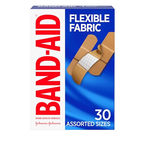 Band-Aid Brand Flexible Fabric Adhesive Bandages, Comfortable Sterile Protection & Wound Care for Minor Cuts & Burns, Quil...