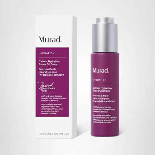 Murad Cellular Hydration Repair Oil Drops – Hydrating Facial Oil for Dry, Dehydrated Skin – Strengthens Skin Barrier, Boosts Radiance & Smoothness – Lightweight, Fast-Absorbing Formula – 1.0 oz
