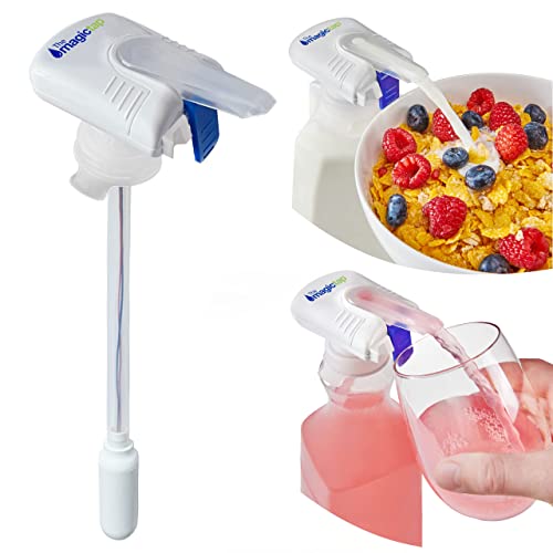 The Magic Tap Automatic Drink Dispenser - Hands-Free Beverage Dispenser for Fridge - Perfect for Milk, Juice - Gifts for W...