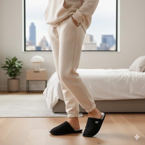 Takeaslip Mens Memory Foam Slippers Lightweight House Shoes for Indoor Outdoor Travel