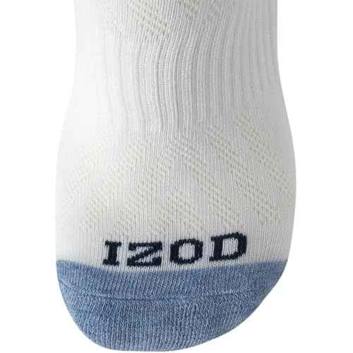 IZOD Men's Low Cut Socks - 12 Pack Athletic No Show Socks for Men (6-12.5)