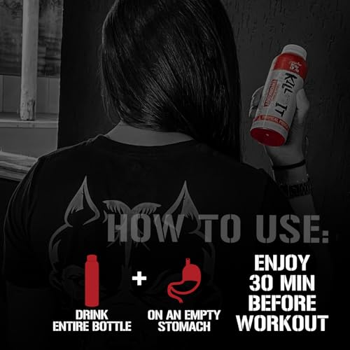 5% Nutrition Kill It Ready-to-Drink High Stim Pre Workout | 400mg Caffeine Energy Drink | Extreme Pump, Endurance, Focus &...