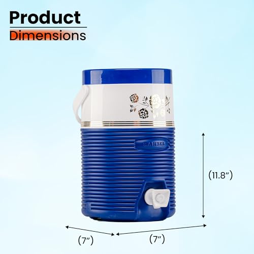 1.2 Gallon Insulated Sports Cooler Water Jug, Beverage Cooler with Flip Lid Pour Spout Perfect for Outdoor & Sports Activity