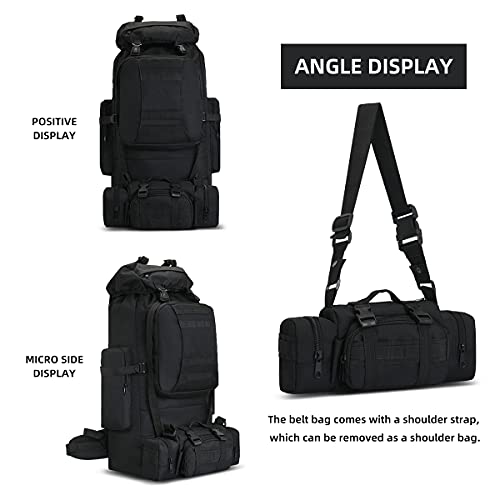 HongXingHai 100L Camping Hiking Backpack,Molle military Tactical rucksack backpack,Waterproof Lightweight Hiking Backpack...