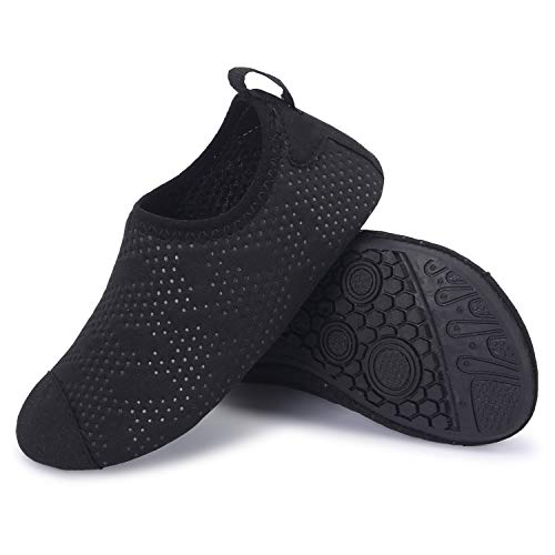 JIASUQI Kids Boys and Girls Summer Athletic Water Shoes Aqua Socks for Beach Swimming Pool