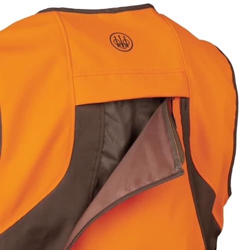 Beretta Men's Command Pro Durable Water-Resistant Front-Load Capable Upland Hunting Vest with Game Bag & Front Cargo Pockets