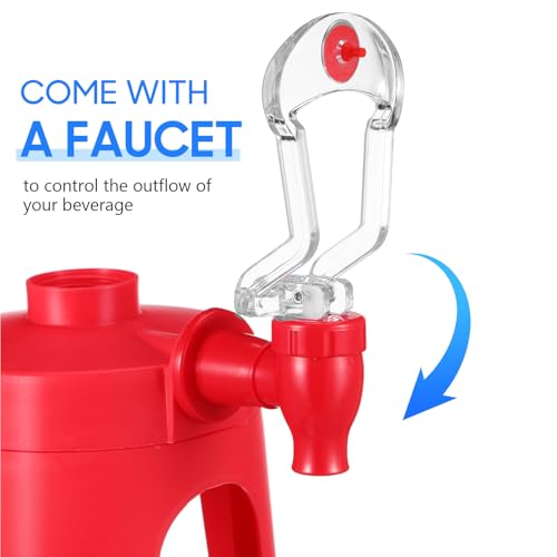 Hemoton 3Pcs Soda Dispenser Faucet Replacement Parts for Home Drink Soda Machine Water Cooler Beverage Fountain Tool