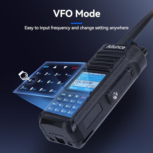 Retevis Ailunce HD2 Ham Radio, HD1 New Version, DMR Handheld Radio, Digital Analog Two Way Radio, 500K Contacts, 3200mAh B...
