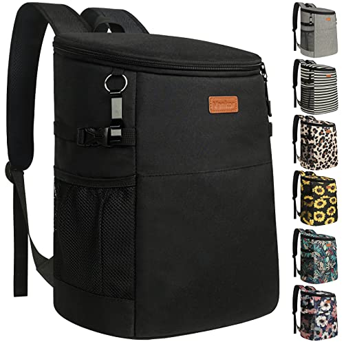 Camping Cooler Backpack 30 Cans, Soft Backpack Coolers Insulated Leak Proof Travel Cooler Bag Waterproof Lunch Picnic Beac...